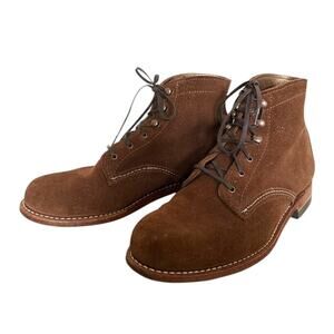 Wolverine 1000 Mile Boots Size Women's 8.5 B Brown Suede Leather 40075250